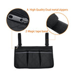 Gehhilfe Rollstuhl Armlehnen Seitentasche Auto Aufbewahrung Hängende Tasche, Lila, Schwarz, Braun, Weinrot, Dunkelblau