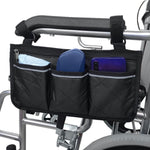 Gehhilfe Rollstuhl Armlehnen Seitentasche Auto Aufbewahrung Hängende Tasche, Lila, Schwarz, Braun, Weinrot, Dunkelblau