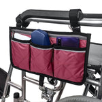 Gehhilfe Rollstuhl Armlehnen Seitentasche Auto Aufbewahrung Hängende Tasche, Lila, Schwarz, Braun, Weinrot, Dunkelblau
