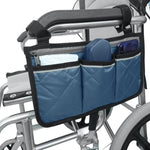 Gehhilfe Rollstuhl Armlehnen Seitentasche Auto Aufbewahrung Hängende Tasche, Lila, Schwarz, Braun, Weinrot, Dunkelblau