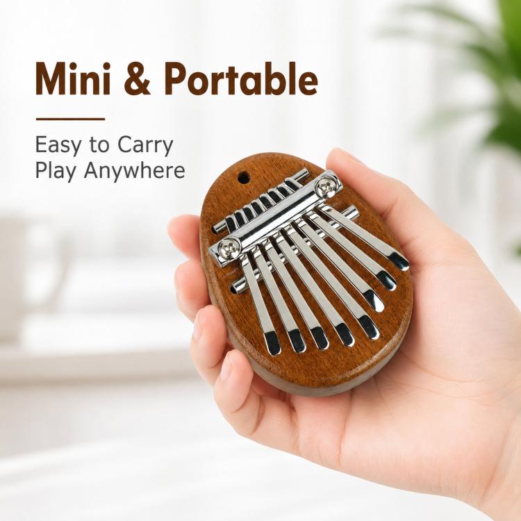 8-Noten-Daumenklavier-Mini-Carimba-Instrument