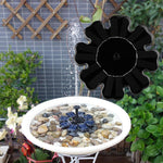 Solar-Blütenblatt-Brunnen Schwimmender Brunnen Teich Gartendekoration, Solar-Blütenblatt-Brunnen