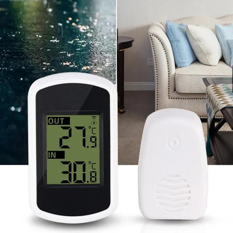 Miniatur-Funk-Digitalthermometer für Innen- und Außenbereich mit hoher Präzision, Funkthermometer