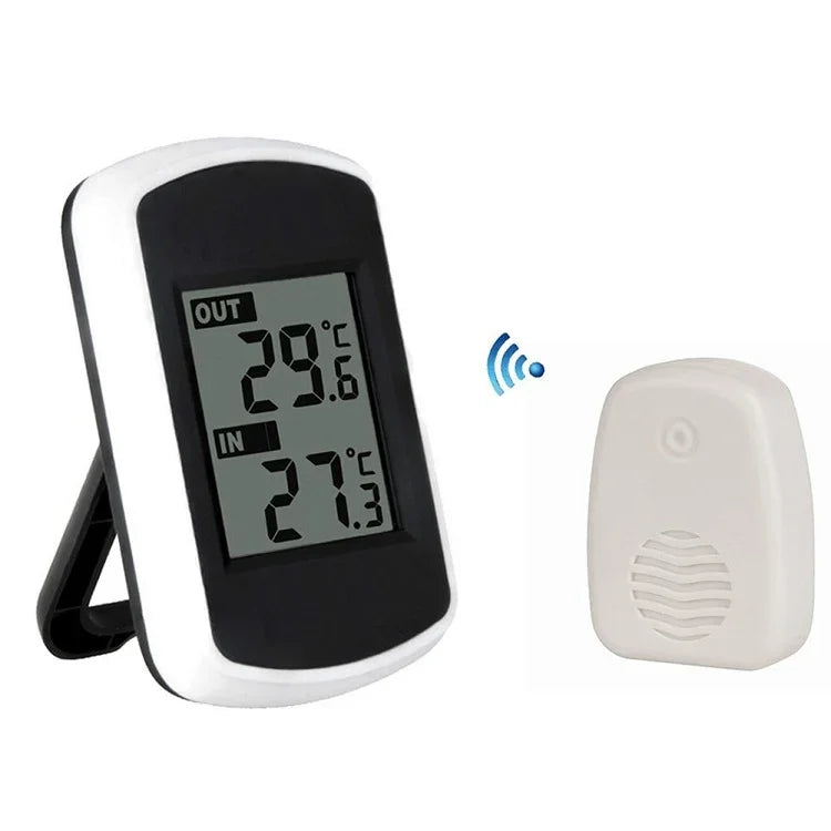 Miniatur-Funk-Digitalthermometer für Innen- und Außenbereich mit hoher Präzision, Funkthermometer