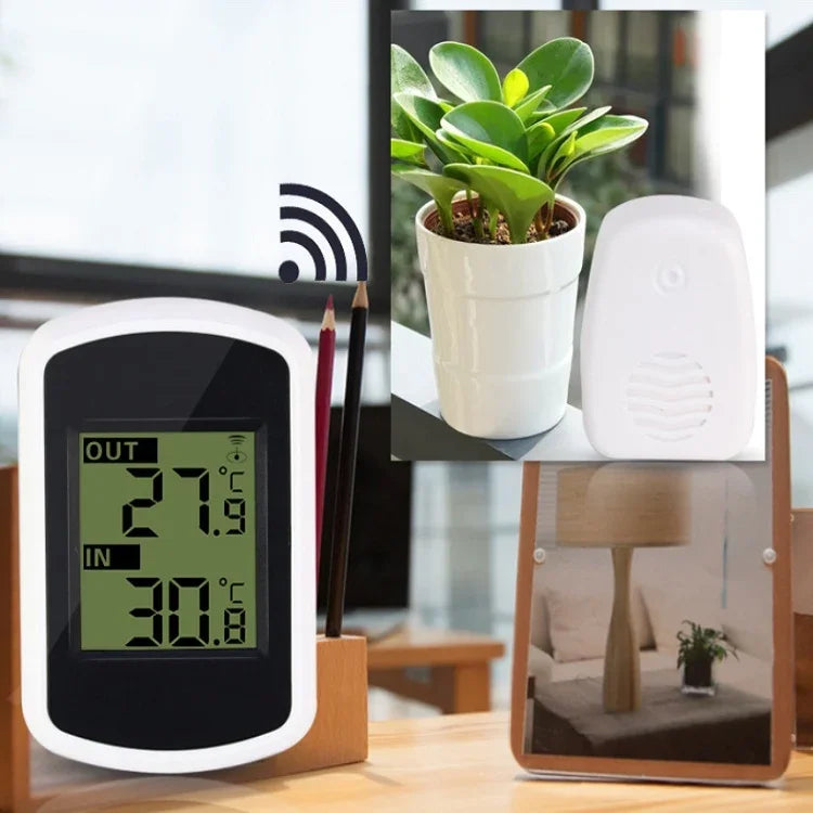 Miniatur-Funk-Digitalthermometer für Innen- und Außenbereich mit hoher Präzision, Funkthermometer