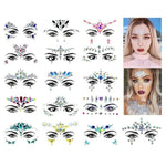 3 St. Stirn Grüner Maskerade Make-up Acryl Gesichtsaufkleber, YT-01, YT-01-1, YT-01-2, YT-01-3, YT-01-4, YT-01-5, YT-01-6, YT-02, YT-03, YT-04, YT-05, YT-07, YT-08, YT-10, YT-11, YT-12, YT-13, YT-14, YT-15, YT-16, YT-17, YT-18, YT-19, YT-20, YT-21, YT-...