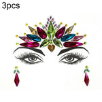 3 St. Stirn Grüner Maskerade Make-up Acryl Gesichtsaufkleber, YT-01, YT-01-1, YT-01-2, YT-01-3, YT-01-4, YT-01-5, YT-01-6, YT-02, YT-03, YT-04, YT-05, YT-07, YT-08, YT-10, YT-11, YT-12, YT-13, YT-14, YT-15, YT-16, YT-17, YT-18, YT-19, YT-20, YT-21, YT-...