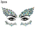 3 St. Stirn Grüner Maskerade Make-up Acryl Gesichtsaufkleber, YT-01, YT-01-1, YT-01-2, YT-01-3, YT-01-4, YT-01-5, YT-01-6, YT-02, YT-03, YT-04, YT-05, YT-07, YT-08, YT-10, YT-11, YT-12, YT-13, YT-14, YT-15, YT-16, YT-17, YT-18, YT-19, YT-20, YT-21, YT-...