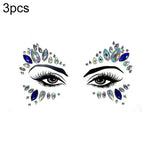 3 St. Stirn Grüner Maskerade Make-up Acryl Gesichtsaufkleber, YT-01, YT-01-1, YT-01-2, YT-01-3, YT-01-4, YT-01-5, YT-01-6, YT-02, YT-03, YT-04, YT-05, YT-07, YT-08, YT-10, YT-11, YT-12, YT-13, YT-14, YT-15, YT-16, YT-17, YT-18, YT-19, YT-20, YT-21, YT-...