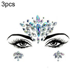 3 St. Stirn Grüner Maskerade Make-up Acryl Gesichtsaufkleber, YT-01, YT-01-1, YT-01-2, YT-01-3, YT-01-4, YT-01-5, YT-01-6, YT-02, YT-03, YT-04, YT-05, YT-07, YT-08, YT-10, YT-11, YT-12, YT-13, YT-14, YT-15, YT-16, YT-17, YT-18, YT-19, YT-20, YT-21, YT-...