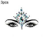 3 St. Stirn Grüner Maskerade Make-up Acryl Gesichtsaufkleber, YT-01, YT-01-1, YT-01-2, YT-01-3, YT-01-4, YT-01-5, YT-01-6, YT-02, YT-03, YT-04, YT-05, YT-07, YT-08, YT-10, YT-11, YT-12, YT-13, YT-14, YT-15, YT-16, YT-17, YT-18, YT-19, YT-20, YT-21, YT-...