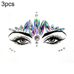 3 St. Stirn Grüner Maskerade Make-up Acryl Gesichtsaufkleber, YT-01, YT-01-1, YT-01-2, YT-01-3, YT-01-4, YT-01-5, YT-01-6, YT-02, YT-03, YT-04, YT-05, YT-07, YT-08, YT-10, YT-11, YT-12, YT-13, YT-14, YT-15, YT-16, YT-17, YT-18, YT-19, YT-20, YT-21, YT-...