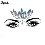 3 St. Stirn Grüner Maskerade Make-up Acryl Gesichtsaufkleber, YT-01, YT-01-1, YT-01-2, YT-01-3, YT-01-4, YT-01-5, YT-01-6, YT-02, YT-03, YT-04, YT-05, YT-07, YT-08, YT-10, YT-11, YT-12, YT-13, YT-14, YT-15, YT-16, YT-17, YT-18, YT-19, YT-20, YT-21, YT-...