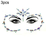 3 St. Stirn Grüner Maskerade Make-up Acryl Gesichtsaufkleber, YT-01, YT-01-1, YT-01-2, YT-01-3, YT-01-4, YT-01-5, YT-01-6, YT-02, YT-03, YT-04, YT-05, YT-07, YT-08, YT-10, YT-11, YT-12, YT-13, YT-14, YT-15, YT-16, YT-17, YT-18, YT-19, YT-20, YT-21, YT-...