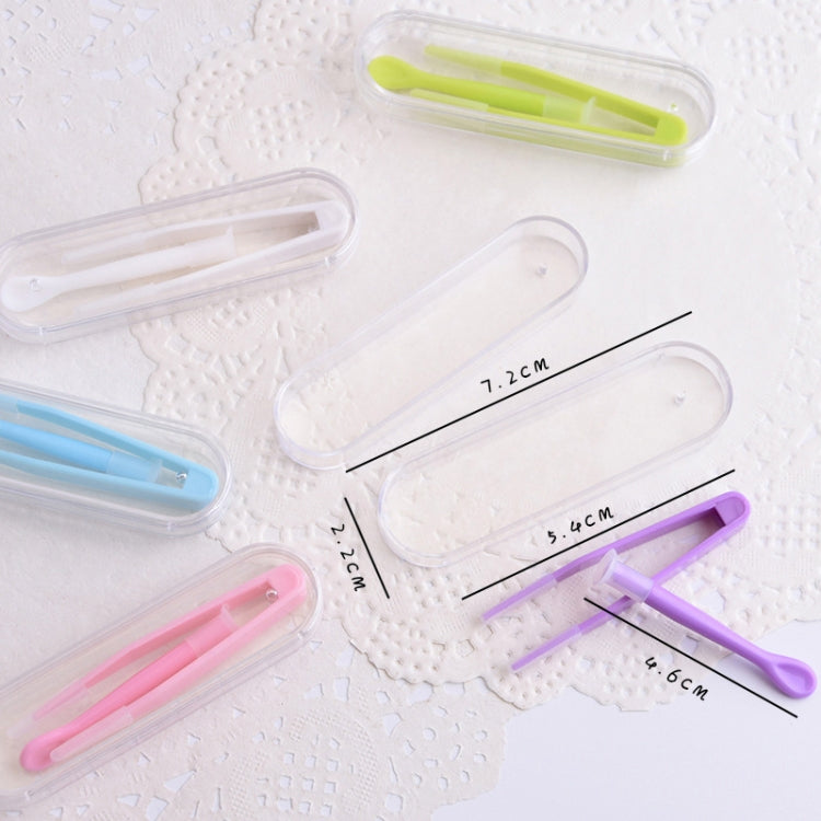5 Stk. Tragbare Kontaktlinsen Spezial Pinzette und Stab Set Reise Kit