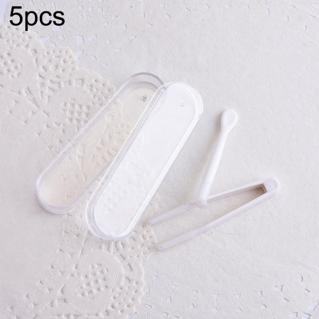 5 Stk. Tragbare Kontaktlinsen Spezial Pinzette und Stab Set Reise Kit