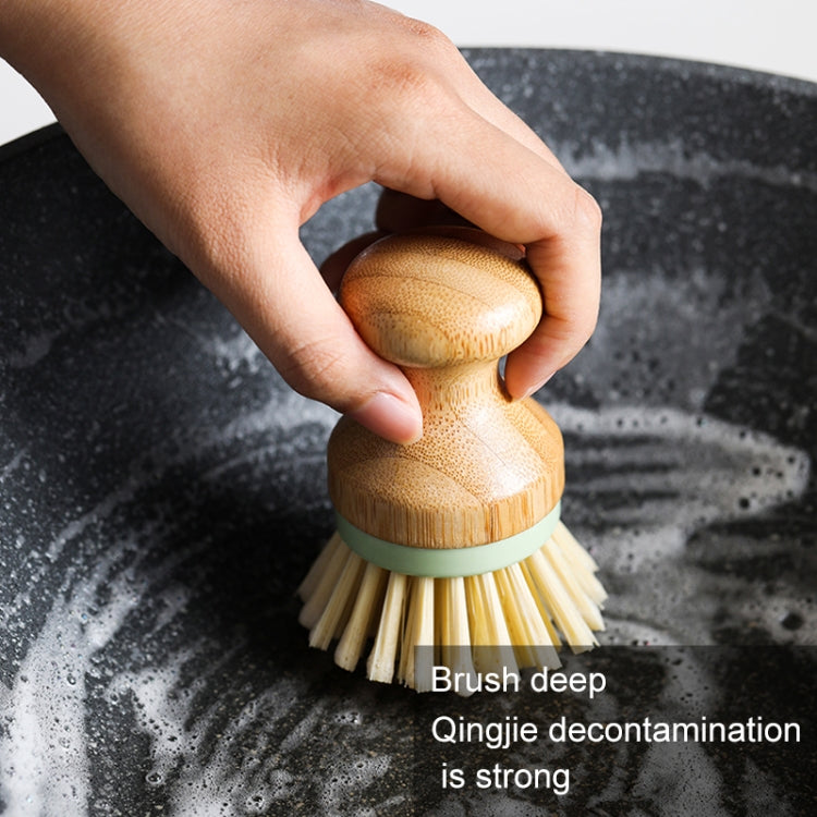 Multifunktionales Küchenreinigungsbürste mit Holzgriff, Geschirrbürste, Topf- und Pfannenbürste, Spülmaschine, Massivholz-Bürste