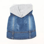 Retro Persönlichkeit Denim Kleine Weste Haustier Hund Kleidung Haustier Jacke, L, XL, XS, M