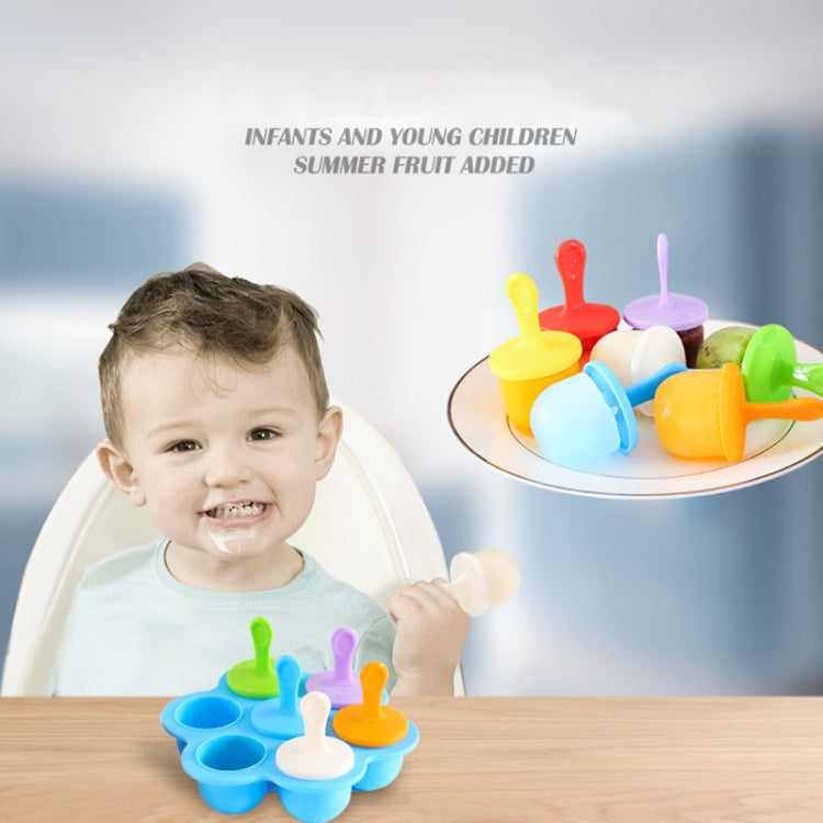 Silikon Mini Eisformen Eiswürfelbehälter Eis am Stiel Maker Stieleisformen Baby DIY Nahrungsergänzungsmittel Werkzeug