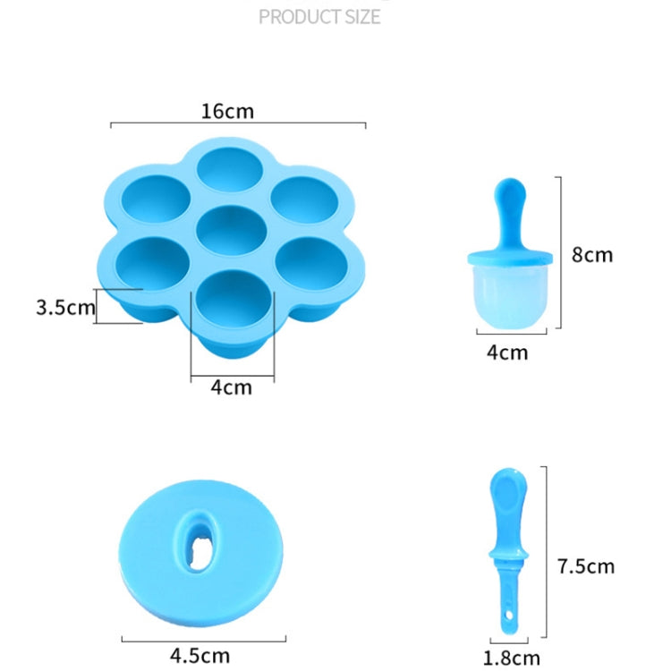 Silikon Mini Eisformen Eiswürfelbehälter Eis am Stiel Maker Stieleisformen Baby DIY Nahrungsergänzungsmittel Werkzeug