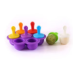 Silikon Mini Eisformen Eiswürfelbehälter Eis am Stiel Maker Stieleisformen Baby DIY Nahrungsergänzungsmittel Werkzeug