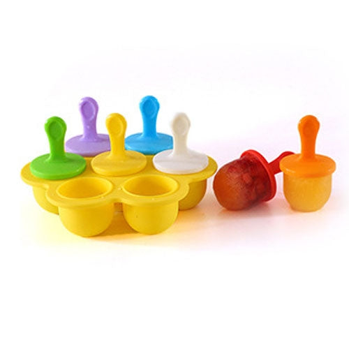 Silikon Mini Eisformen Eiswürfelbehälter Eis am Stiel Maker Stieleisformen Baby DIY Nahrungsergänzungsmittel Werkzeug