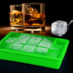 15 Gitter DIY Große Eiswürfelform Quadratische Silikon-Eiswürfelschale Frucht-Eismaschine