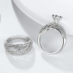 Damen Vintage Diamant Ehering, 8, 9, 10