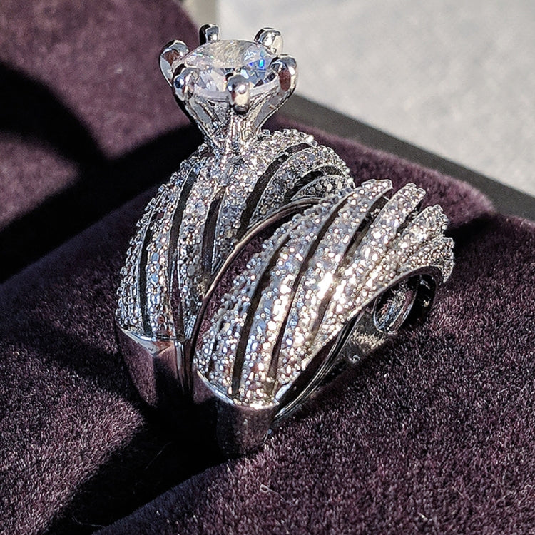 Damen Vintage Diamant Ehering, 8, 9, 10