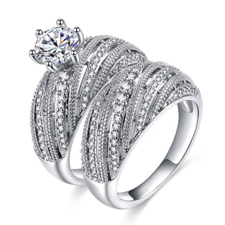 Damen Vintage Diamant Ehering, 8, 9, 10