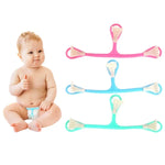 3 Stück Kunststoff Dreifachhaken Kleine Klaue BabywindelschnalleZufällige Farblieferung, Windelschnalle
