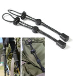 Outdoor Bergsteigen Rucksack Hängende Trekkingstock Seilschnalle Feste Schnalle Elastisches Seil
