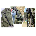 Outdoor Bergsteigen Rucksack Hängende Trekkingstock Seilschnalle Feste Schnalle Elastisches Seil