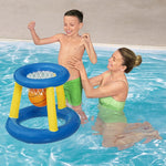 Aufblasbarer Basketballkorb Schwimmbad Unterhaltungseinrichtung, Basketballkorb + Ball