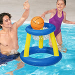 Aufblasbarer Basketballkorb Schwimmbad Unterhaltungseinrichtung, Basketballkorb + Ball