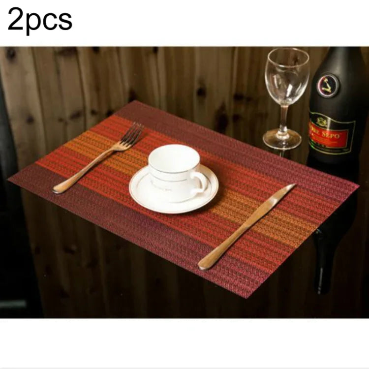 2er-Set Heimtischunterlagen, kreative Dekoration, Kaffeegetränke-Platzsets, Geschirr, Größe: 45x30cm
