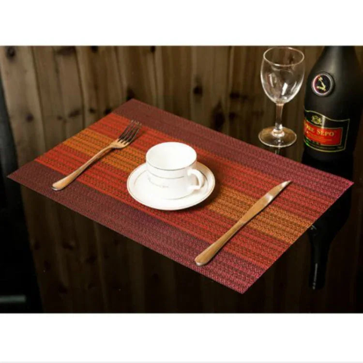 2er-Set Heimtischunterlagen, kreative Dekoration, Kaffeegetränke-Platzsets, Geschirr, Größe: 45x30cm