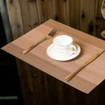 2er-Set Heimtischunterlagen, kreative Dekoration, Kaffeegetränke-Platzsets, Geschirr, Größe: 45x30cm