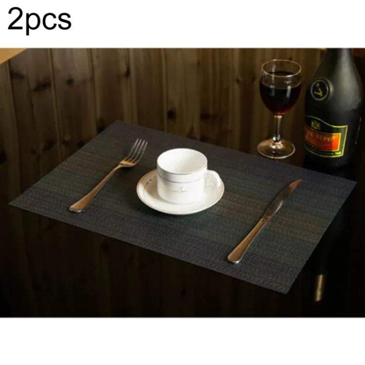 2er-Set Heimtischunterlagen, kreative Dekoration, Kaffeegetränke-Platzsets, Geschirr, Größe: 45x30cm
