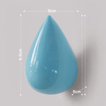 Kreative Wassertropfen Wandhaken Wohnkultur Harz Wandbild 3D Mantelhaken Einzelhaken Wandaufhänger, Große Größe, Kleine Größe