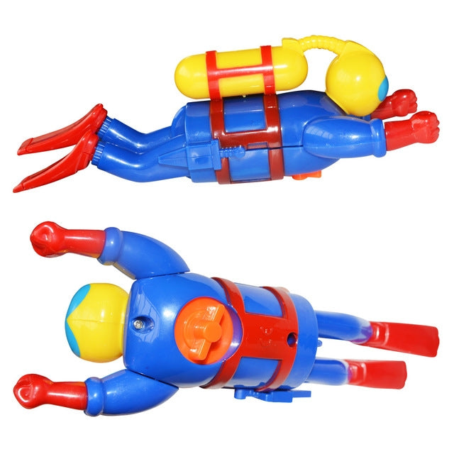 Simulations-Taucher Uhrwerk Spielzeug Kinder Schwimm-Badspielzeug, Uhrwerk Spielzeug