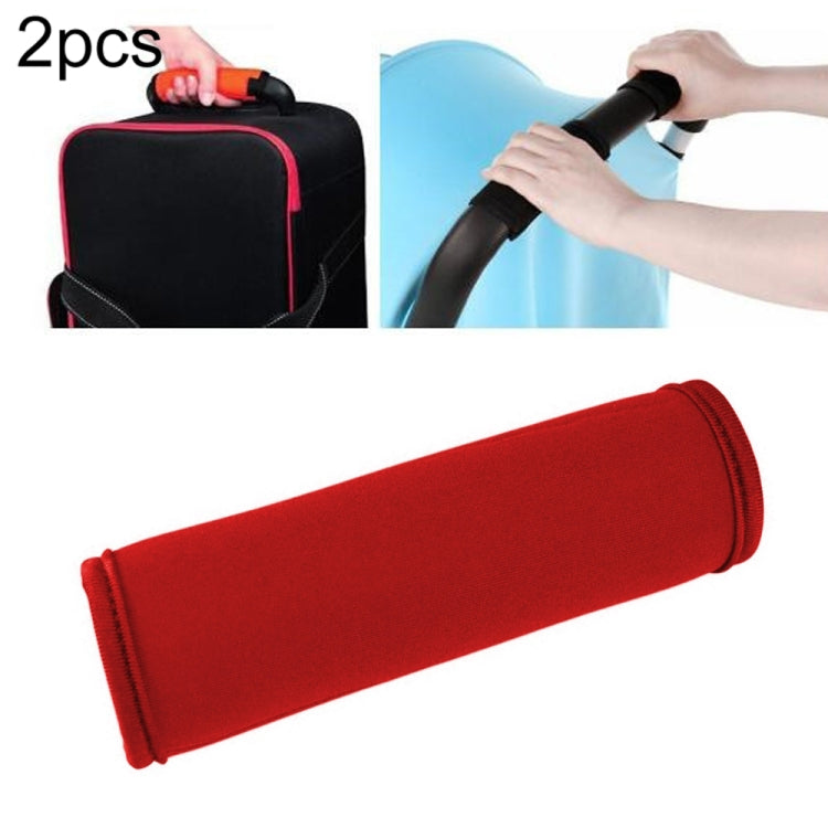 2 Stück Komfortable Neopren-Gepäckgriffwickel, Baby Universal Kinderwagengriff, Schutzhülle für Reisetasche, Gepäckkoffer, Universal Blau, Universal Gelb, Universal Schwarz, Universal Orange, Universal Rot, Universal Grün