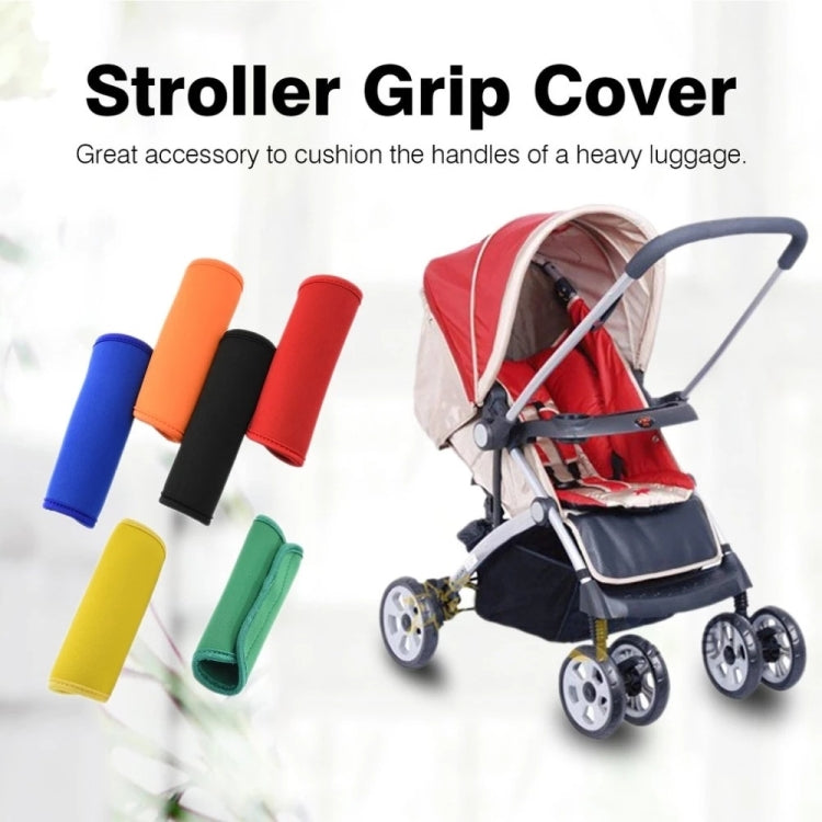 2 Stück Komfortable Neopren-Gepäckgriffwickel, Baby Universal Kinderwagengriff, Schutzhülle für Reisetasche, Gepäckkoffer, Universal Blau, Universal Gelb, Universal Schwarz, Universal Orange, Universal Rot, Universal Grün