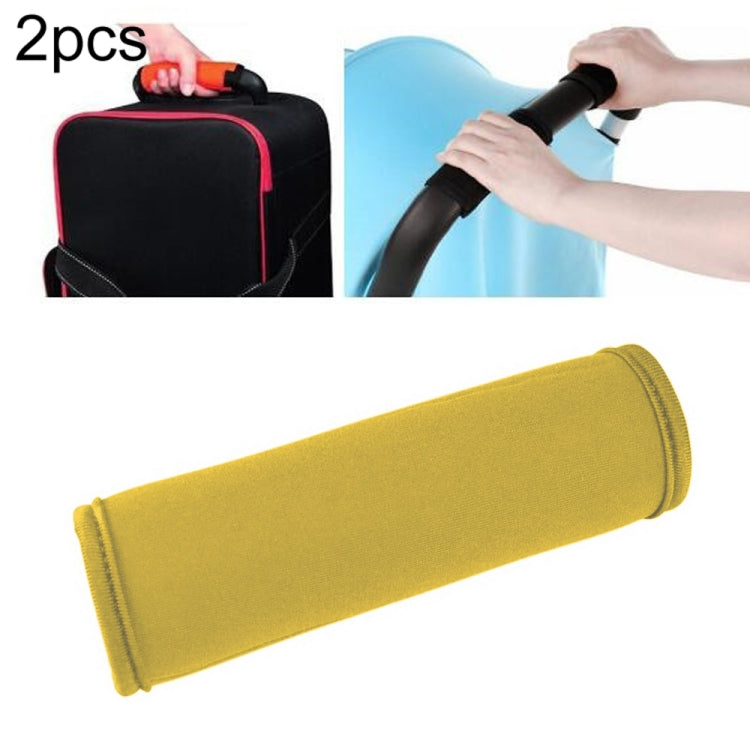 2 Stück Komfortable Neopren-Gepäckgriffwickel, Baby Universal Kinderwagengriff, Schutzhülle für Reisetasche, Gepäckkoffer, Universal Blau, Universal Gelb, Universal Schwarz, Universal Orange, Universal Rot, Universal Grün