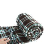Outdoor-Fleece-Schlafsack Campingreise Klimaanlage Schmutziger Schlafsack getrennt durch Knie-Decke während der Mittagspause, Extra dicker Abschnitt (kariertes Tuch), Verdickt (Blau), Verdickt (Armeegrün), Verdickt (Grasgrün), Verdickt (Grau)