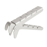Picknick-Grillzange aus Aluminiumlegierung mit Verbrühschutz