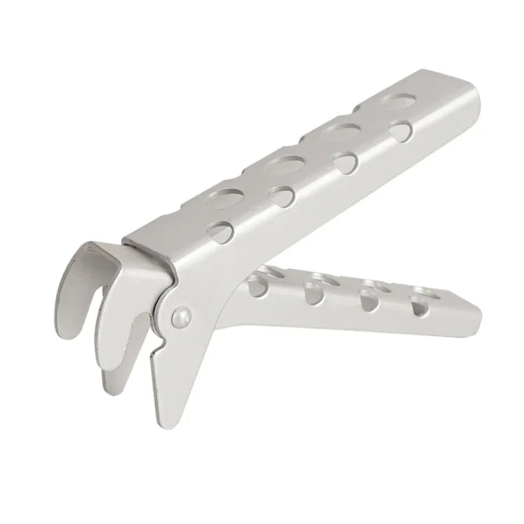 Picknick-Grillzange aus Aluminiumlegierung mit Verbrühschutz