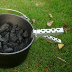 Picknick-Grillzange aus Aluminiumlegierung mit Verbrühschutz