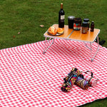140x200 CM Camping feuchtigkeitsbeständige Outdoor-Picknickmatte Strandmatte, 200x140cm Lila, 200x140cm Rot