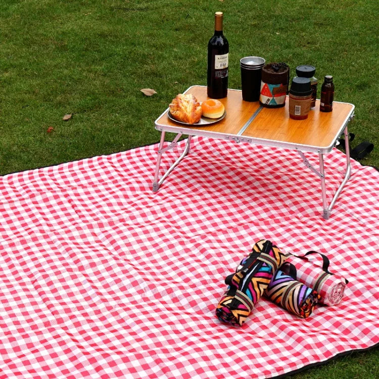 140x200 CM Camping feuchtigkeitsbeständige Outdoor-Picknickmatte Strandmatte, 200x140cm Lila, 200x140cm Rot